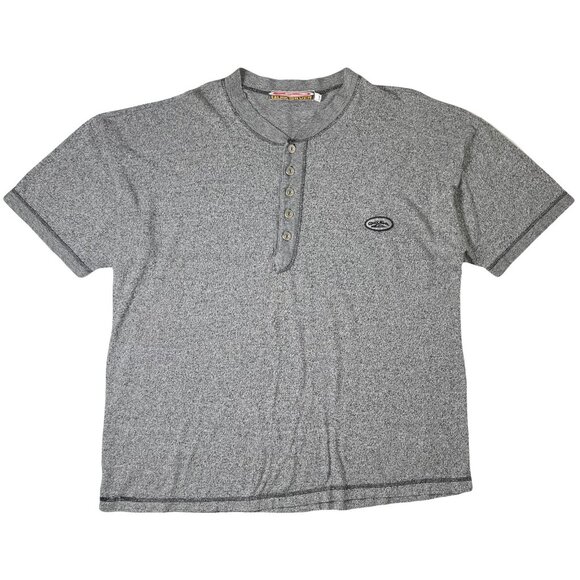 Vintage Quiksilver Henley Surf 1/2 Button Shirt L - Picture 1 of 6